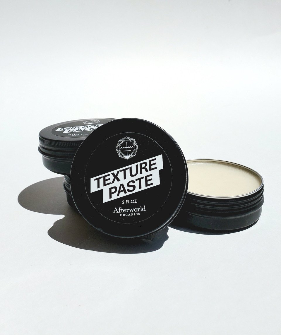 TEXTURE PASTE — vegan medium hold, satin finish — AFTERWORLD